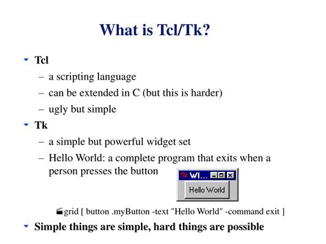 what is tcl tk.